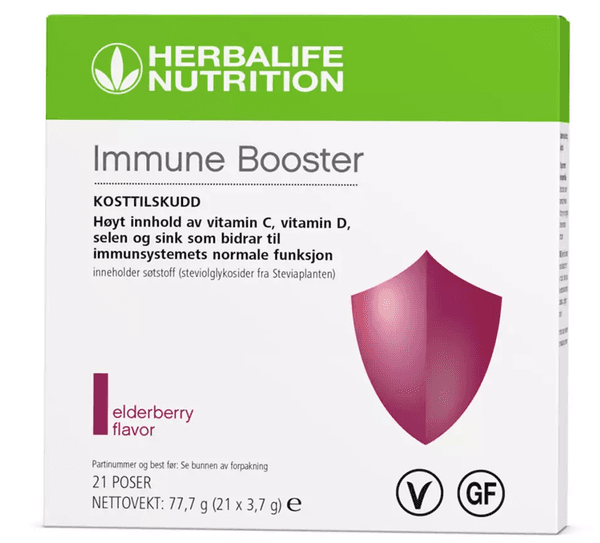 Immune Booster, 21 poser, drikk med hyllebær